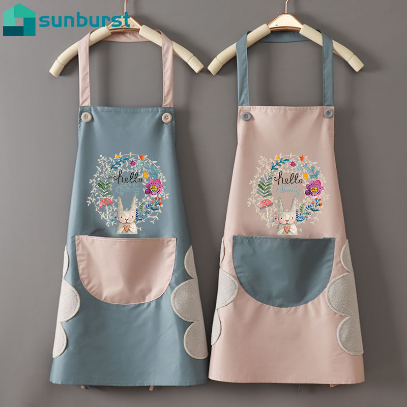 Tạp Dề Làm Bếp In Hình Thỏ Đáng Yêu
