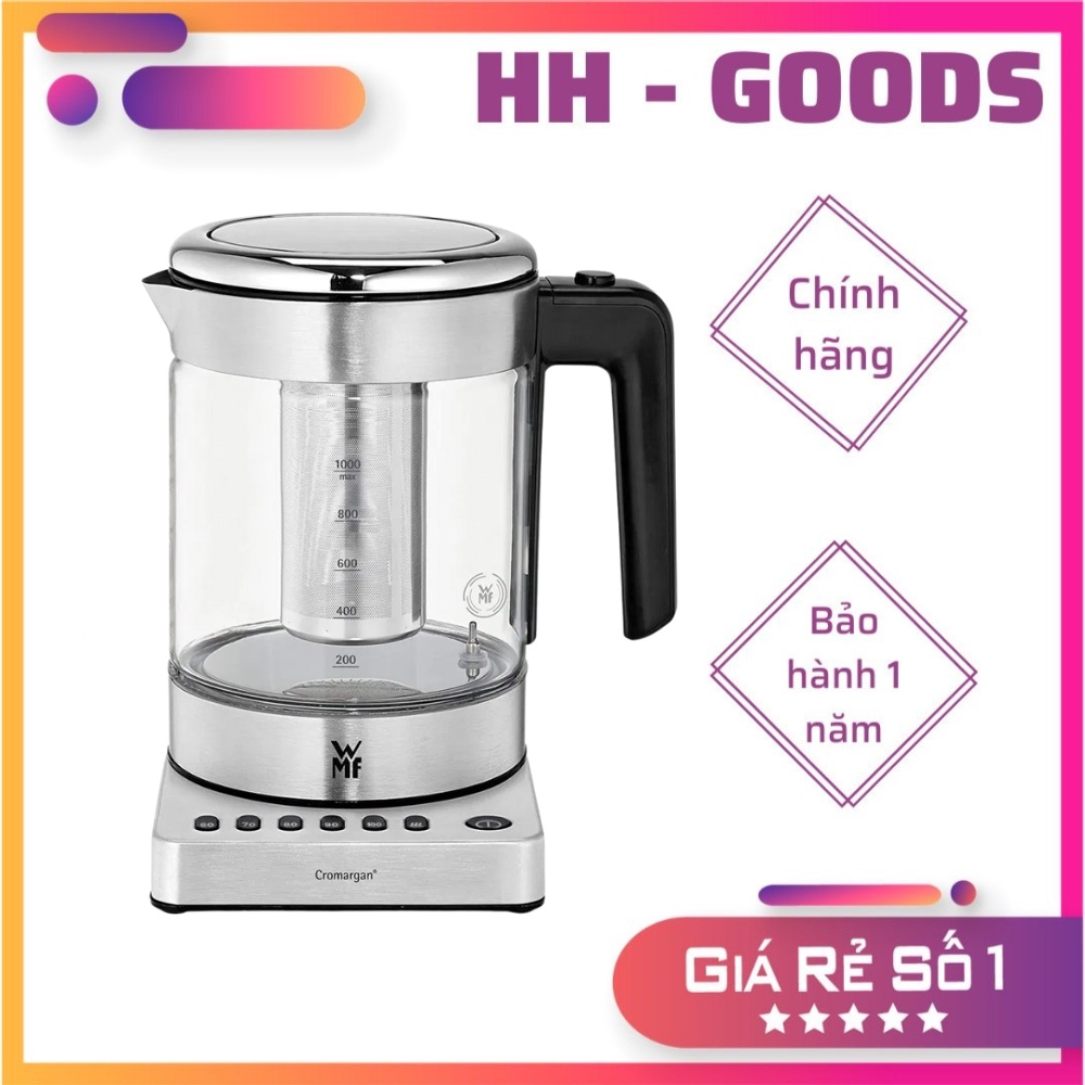 Ấm siêu tốc và pha trà WMF Kitchen minis 2in1 Vario 1 lít 1900W