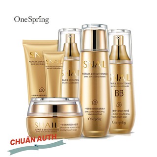 Bộ Ốc Sên Chăm Sóc Da Snail Cao Cấp One Spring (6 món)