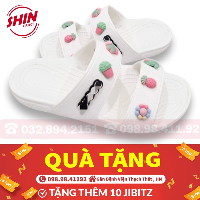 dép sandalFREESHIPdép sandal cross trọn 3 mẫu bán chạy BV12999 tặng thêm 10 jibitz sandal