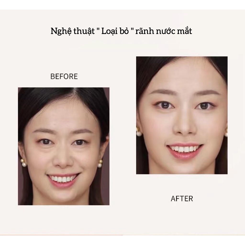 Bảng Kem Che Khuyết Điểm Hai Màu Sắc Độ Chính Xác Cao Che Phủ Quầng Thâm Vết Mụn Bọng Mắt Mao Geping