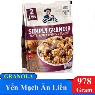 {Date 25/4/2021} Ngũ cốc ăn liền Granola túi 978g