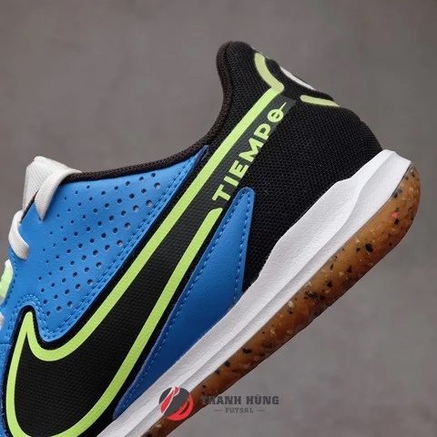 GIÀY ĐÁ BÓNG CHÍNH HÃNG NIKE TIEMPO LEGEND 9 ACADEMY IC - DA1190-403 - XANH/VÀNG NEON