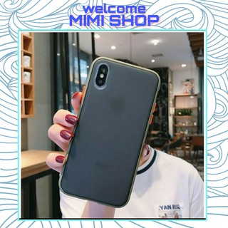 [FREESHIP 50K] Ốp lưng iphone MẶT MỜ VIỀN ĐEN 6/6s/6 plus/ 6s plus/7/8/7 plus/8 plus/X/Xs/Xsmax - MiMi Shop