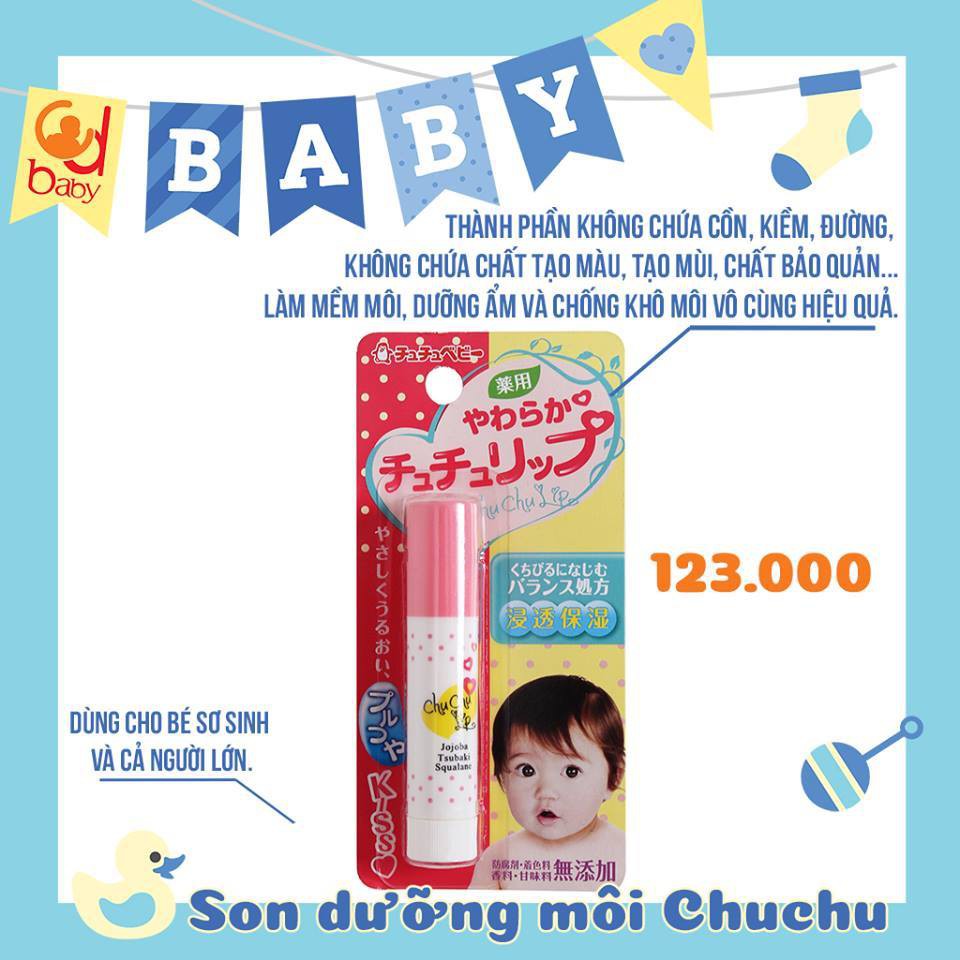 Son dưỡng môi cho bé Chuchu Baby