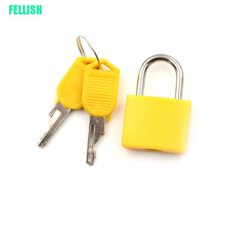 Ổ Khóa Kèm 2 Chìa Khóa Du Lịch Chất Liệu Thép Không Gỉ Chắc Chắn