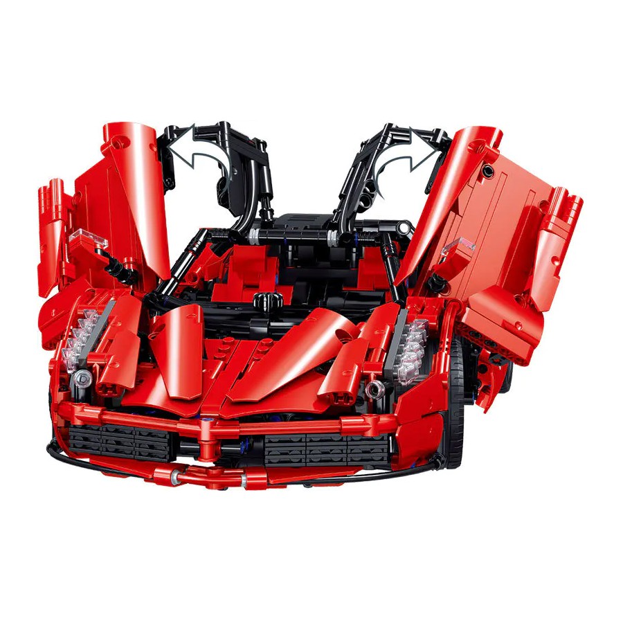 Xếp Hình ZHEGAO QL0417 - Xe Thể Thao Ferrari LaFerrari Tỷ Lệ 1:10, 1580 Chi Tiết (Series Technic)