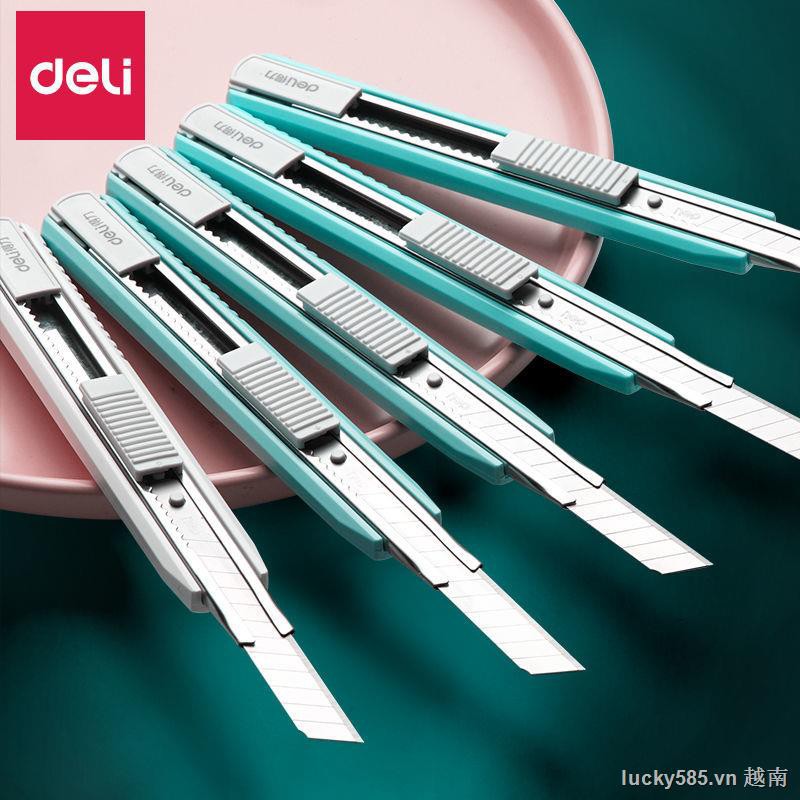Kéo cắt dạng bút gập gọn Deli thuận tiện sáng tạo dễ thương sử dụng tại nhà
