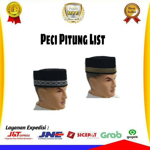 Dây Chuyền Vải Nhung Đen 5.5 Nhãn Hiệu Peci Pitung Betawi