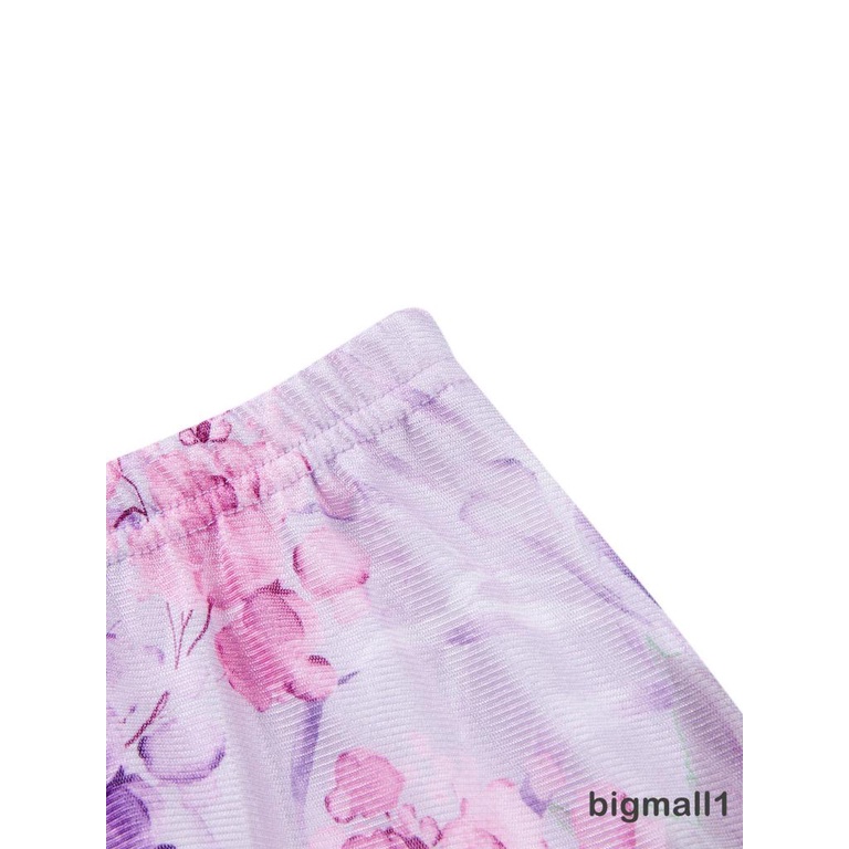 Chân Váy Lưng Cao Co Giãn Phối Lưới Họa Tiết Hoa Thời Trang Mùa Hè Cho Nữ