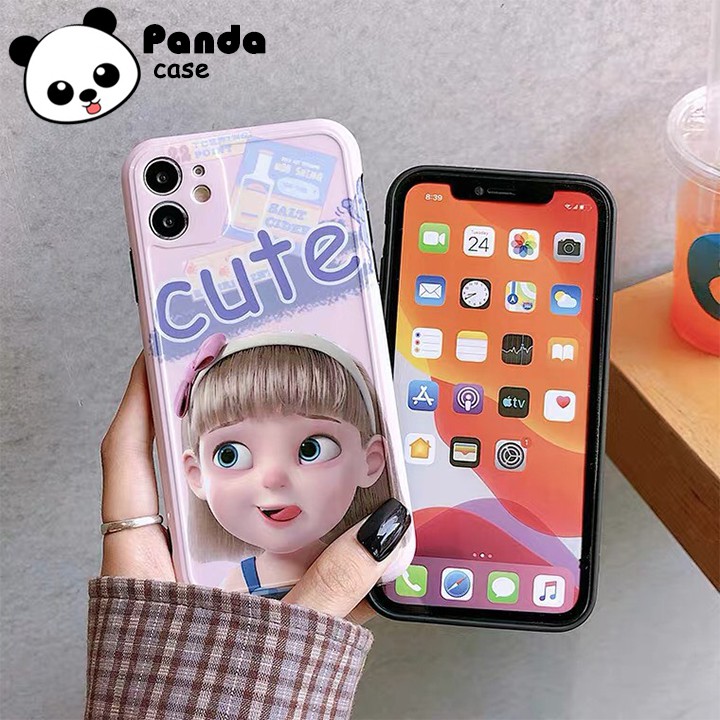 Ốp Lưng Iphone Cô bé cute  - 5/5s/6/6plus/6s/6s plus/6/7/7plus/8/8plus/x/xs/xs max/11/11 Pro/11 Promax