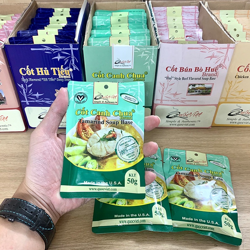 Gia vị cô đặc Quốc Việt bịch 50g -