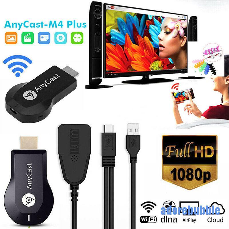 [adorebubble 0610] AnyCast M4 Plus WiFi Receiver Airplay Display Miracast HDMI Dongle TV DLNA 1080P