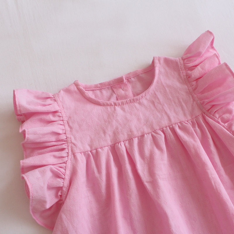 Áo Thun Ba Lỗ Màu Sắc Đơn Giản Dễ Phối Đồ Thời Trang Hè Phong Cách Hàn Quốc Cho Nữ