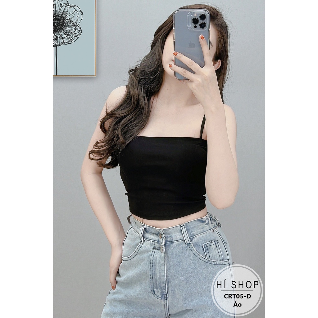 ÁO CROPTOP 2 DÂY HÀNG CAO CẤP CRT05 - Hí Shop