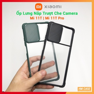 Ốp Lưng Che Camera Xiaomi Mi 10T / Mi 11T / Mi 11T Pro / Mi 10T Pro, Viền TPU, Lưng Trong Suốt