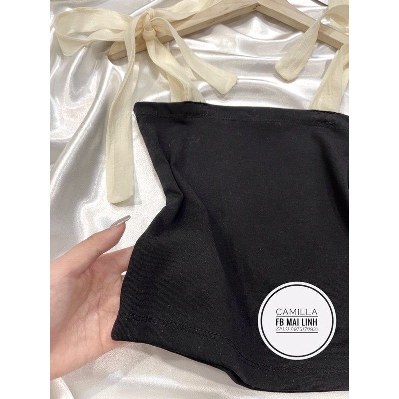 [Mã FAMAYWA giảm 10K đơn 50K] ⚡️HAI DÂY NƠ⚡️Áo hai dây nơ có sz chất zip đẹp | BigBuy360 - bigbuy360.vn