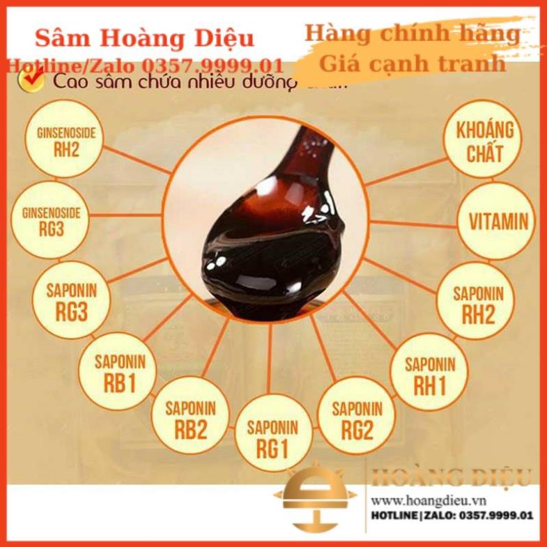 SÂM HOÀNG DIỆU - Cao Hồng Sâm 365 Cao Cấp Hàn Quốc Hộp 4 lọ