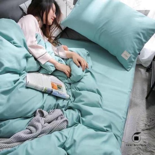 🍃 Bộ sưu tập Chăn Ga Gối 2 [CÓ CHĂN LÓT BÔNG THÔNG MINH] Cotton Basic đơn giản 🍃 | BigBuy360 - bigbuy360.vn