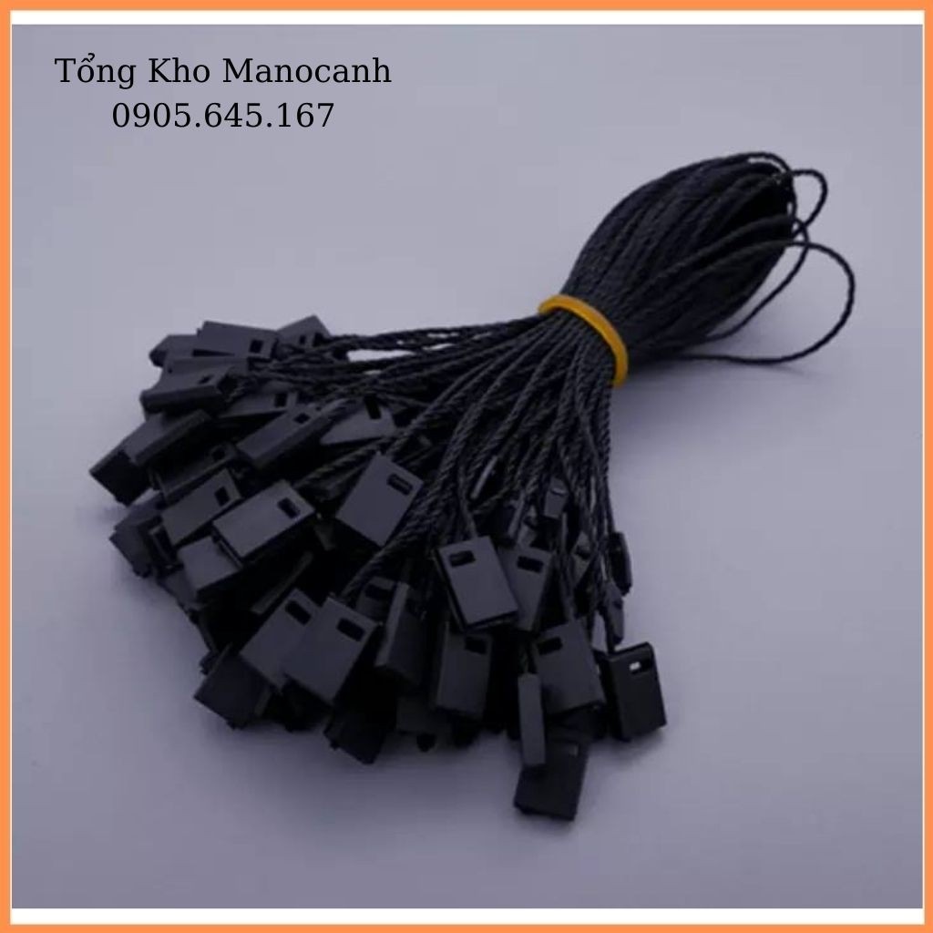 1000 Sợi Dây Tag Dù Treo Nhãn Tag, Dây Vải Gắn Mác Quần Áo