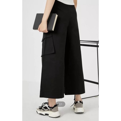 Quần dài ống rộng lưng cao túi hộp - Vero Moda phong cách cá tính trẻ trung