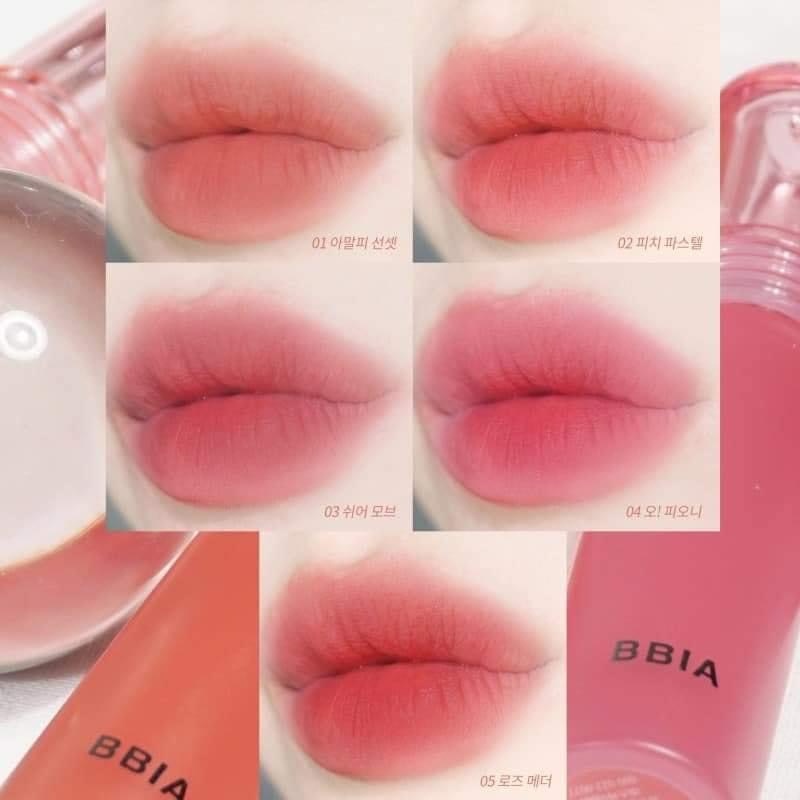 Son Kem Lì Bbia Water Velvet Tint (5 màu)