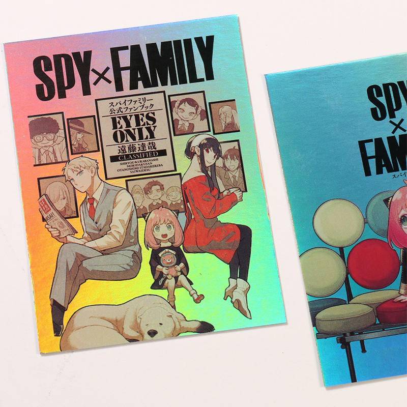 Set 10 Thẻ Nhựa Hình Anime SPYxFAMILY Loid Forger Anya Forger Yor Forger Làm Quà Tặng Và Sưu Tập