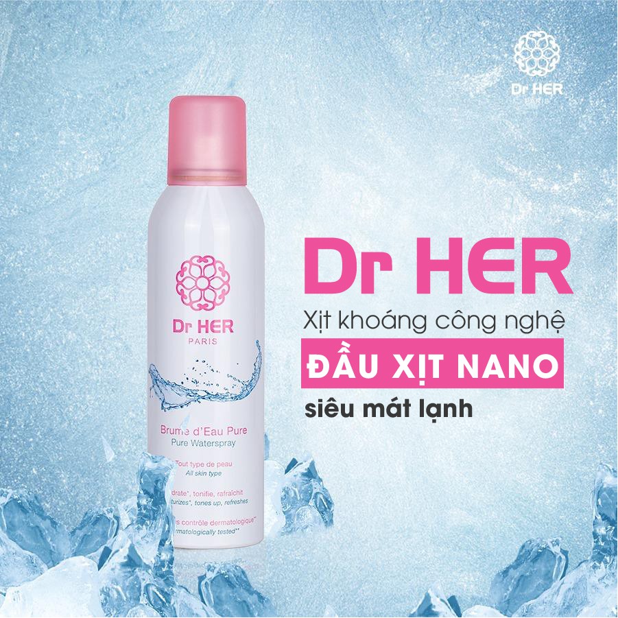 Xịt khoáng Dr Her Paris 150ml