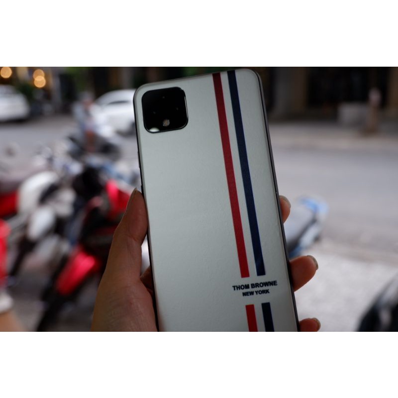 skin dán full lưng viền google pixel 3xl, pixel 3a xl, pixel 4, pixel 4 XL, pixel 5, pixel 6, pixel 6 pro Thom Browne