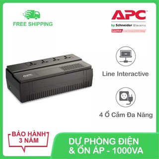 Bộ lưu điện UPS APC BV1000I-MS 1000VA/ 600W chính hãng
