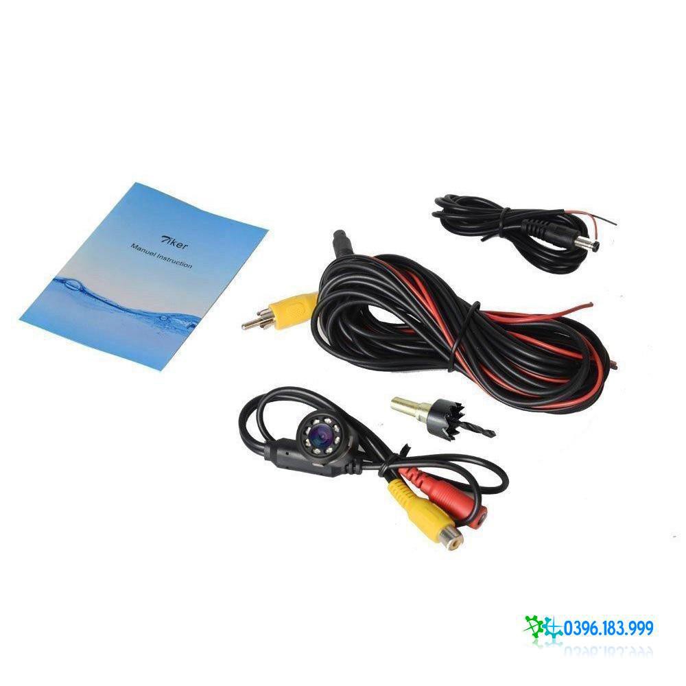 Camera lùi hồng ngoại-Camera lùi 8 đèn led hồng ngoại lắp xe hơi, sản phẩm không thể thiếu cho những chuyến đi