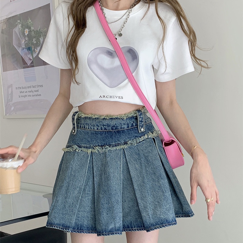 Chân Váy Denim Thiết Kế Hợp Thời Trang Cho Nữ