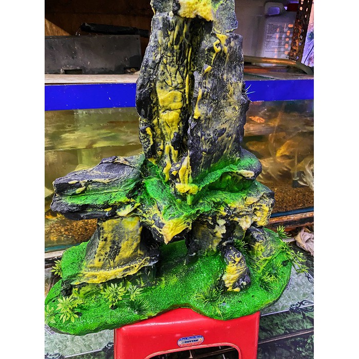 TIỂU CẢNH TRANG TRÍ HỒ CÁ NON BỘ 47x20x47cm