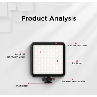 Đèn Led Video Mini VIJIM VL81 Ulanzi HL Studio