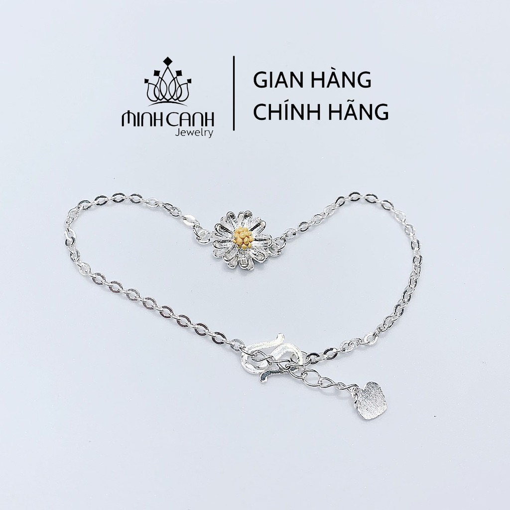 Lắc Tay Hoa Cúc Họa Mi Dạng Dây Mảnh - Minh Canh Jewelry