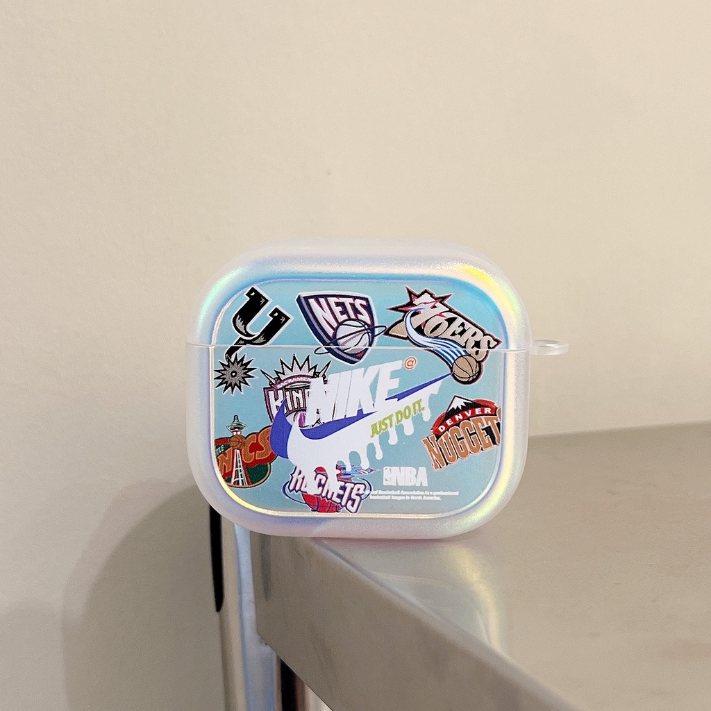 Vỏ Bảo Vệ Hộp Sạc Tai Nghe AirPods3gen 2021 AirPods3 AirPodsPro AirPods2gen Họa Tiết NBA Ốp