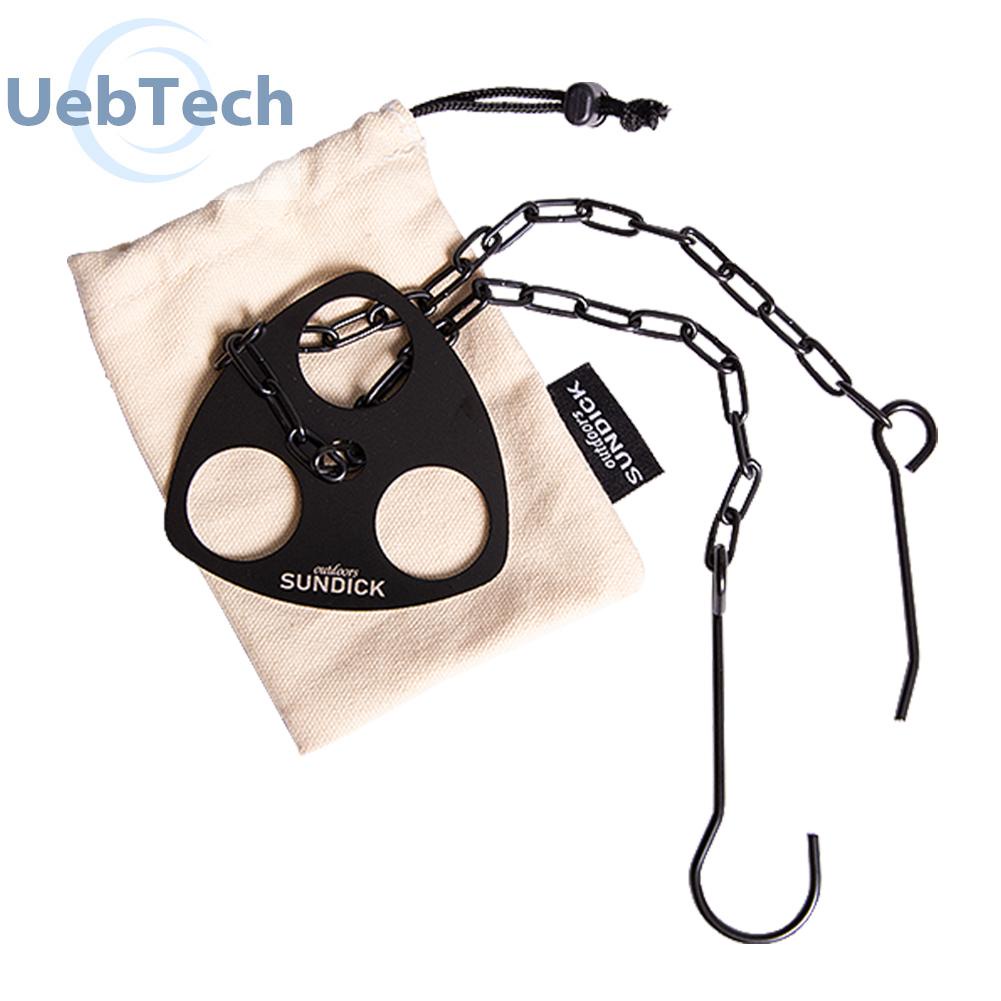 Set Móc Treo Nồi Giá Ba Lỗ Có Thể Tháo Rời Bằng Thép Không Gỉ Tiện Dụng Khi Nướng Bbq Cắm Trại Ngoài Trời