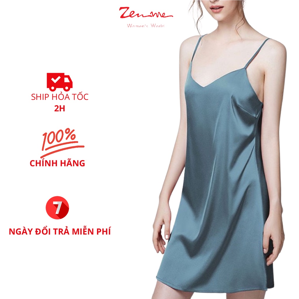 Váy ngủ Zen Me lụa cao cấp thiết kế đơn giản nhưng đầy quyến rũ