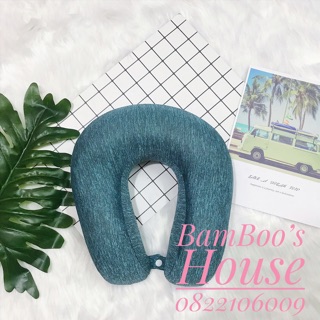 Gối cổ cao su non vải thun lạnh