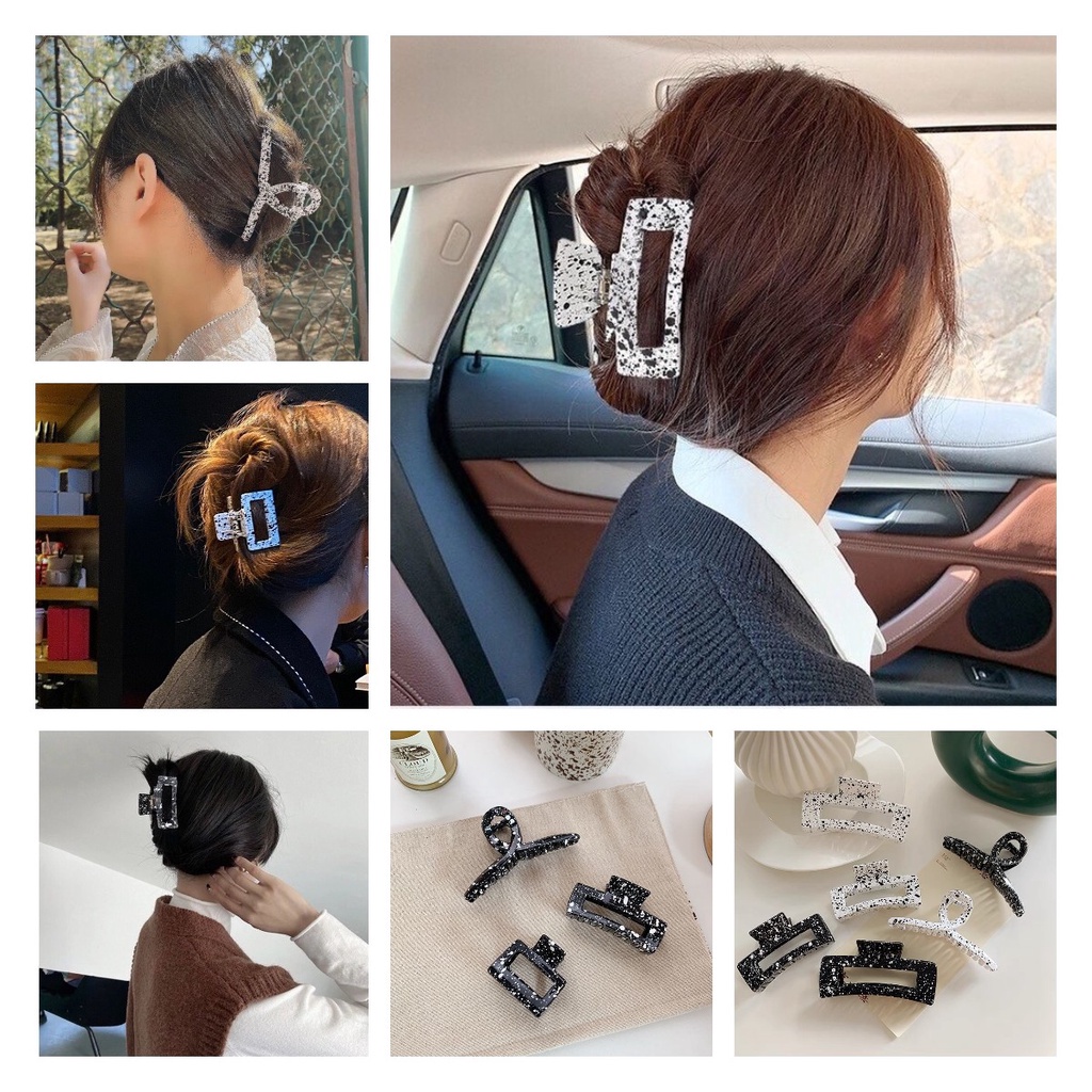 Kẹp tóc càng cua loại lớn phong cách Hàn Quốc thời trang mới