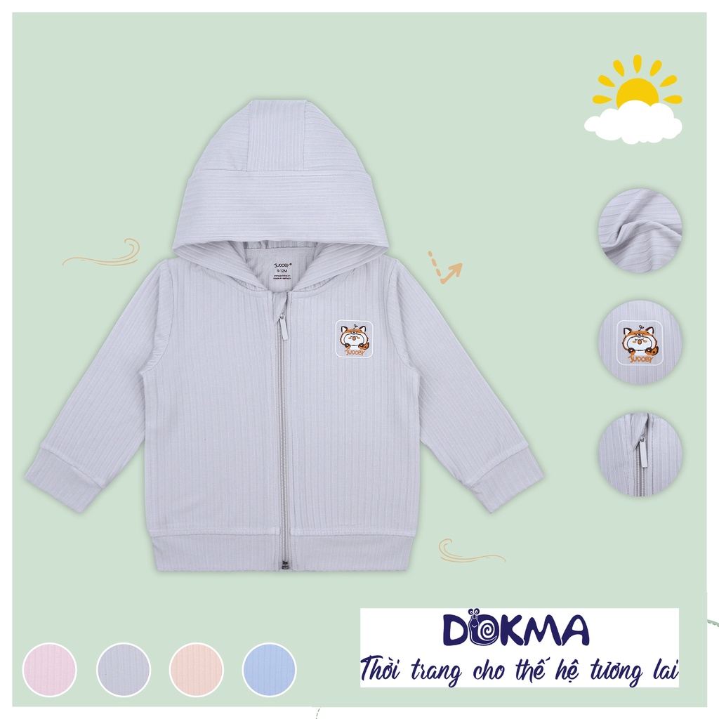 JA323 Áo khoác mũ kéo khóa của Công ty TNHH Dệt May DOKMA