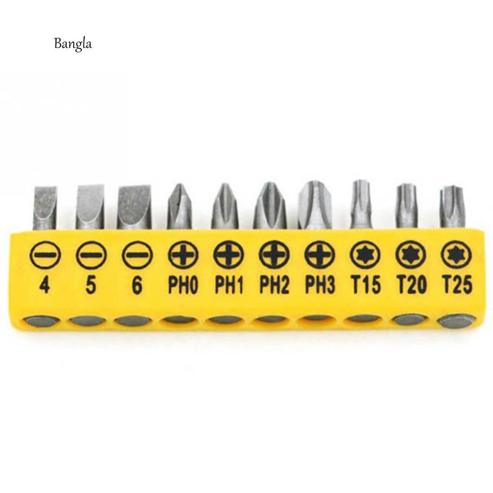 Bộ 10 tuốc nơ vít bằng chì thiết kế cao cấp