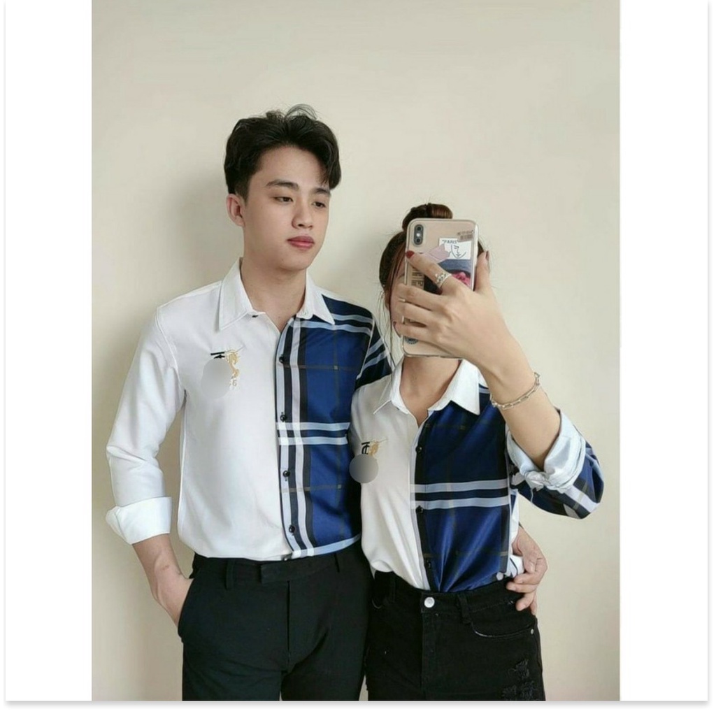 Áo sơ mi cặp đôi CỰC ĐẸP HOẠ TIẾT CARO DÀNH CHO CÁC CÁC BẠN TRẺ KOKO MI FASHION