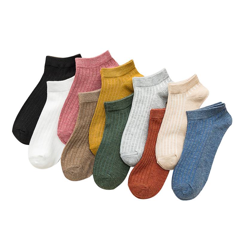 1 Đôi Vớ cotton Cổ Thấp Chống Trượt Dành Cho Nam Và Nữ