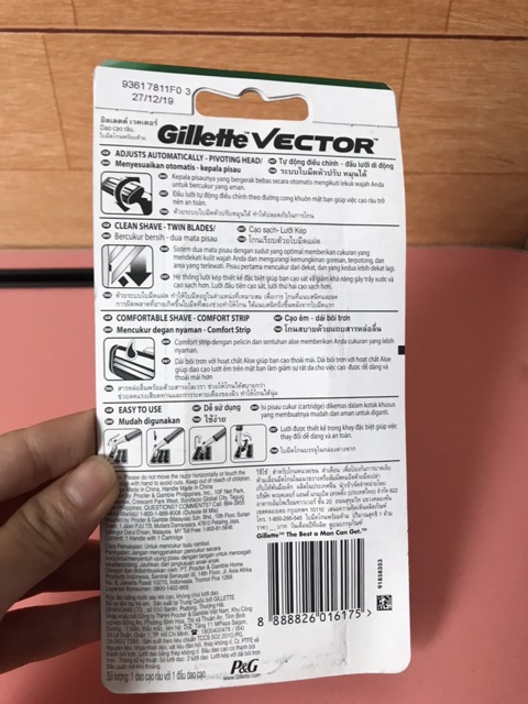 Dao cạo dâu Gillette Vector