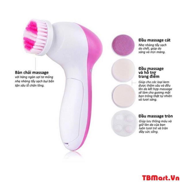 Máy Massage Mặt 5 In 1 Beauty Care Masserger Ae 8782 (Hồng)