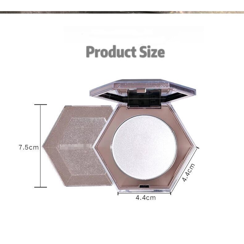 Phấn bắt sáng trang điểm che khuyết điểm ánh nhũ lấp lánh mịn màng dành cho da mặt