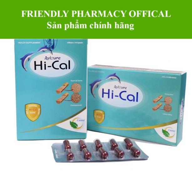AVISURE HICAL -  Canxi nano tự nhiên cho bà bầu, giúp xương chắc khoẻ, hạn chế thiếu hụt canxi (60 viên)