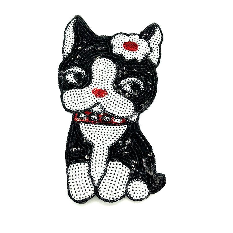 Miếng Dán Ủi Quần Áo Hình Cỏ Ba Lá Thêu Họa Tiết Hoạt Hình Đính Kim Sa Lấp Lánh