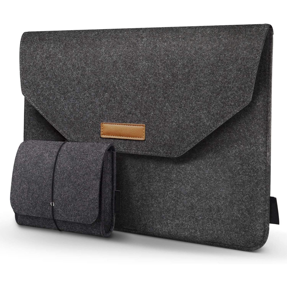 Túi Đựng Bảo Vệ Laptop / Máy Tính Bảng Bằng Vải Nỉ Mềm Siêu Mỏng Nhiều Màu Tùy Chọn